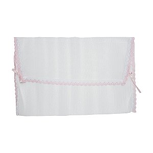 Saquinho Maternidade Rosa – Kit 3 Unidades com Tags