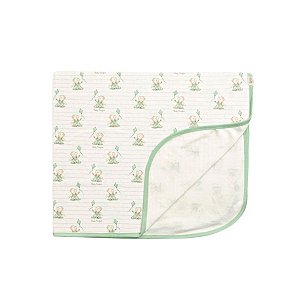 Cueiro Estampado Urso Verde