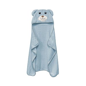 Toalha Power Sec Animada Cachorro Azul