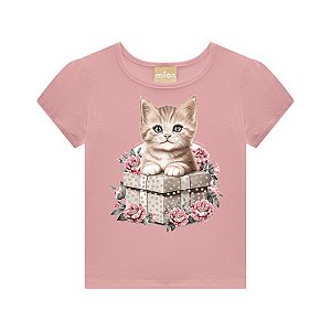 Blusa Gatinho Rosê
