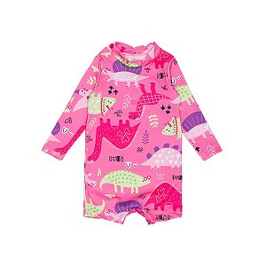 Macaquinho Manga Longa Proteção UV Dina Rosa