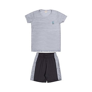 Conjunto Run Camiseta Malha Dry e Bermuda
