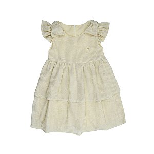 Vestido Shine Kids Off White