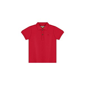 Camiseta Polo Infantil Lisa em Suedine