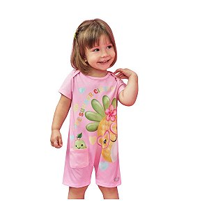 Macacão Bebê Estampa Abacaxi
