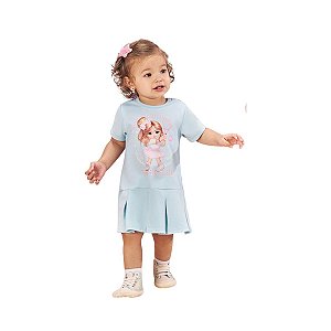 Vestido Infantil Tenis Club Azul
