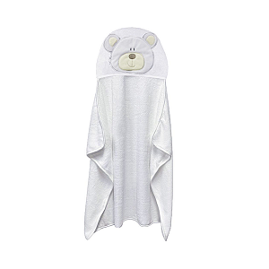 Toalha Power Sec Animada Urso Bru Branco