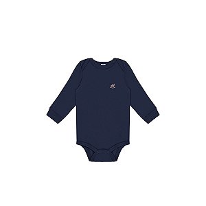 Body Bebê Manga Longa em Suedine Premium