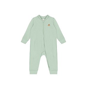 Macacão Bebê em Suedine Premium com Zíper
