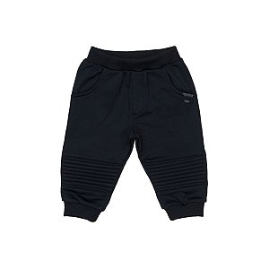 Calça Térmica Com Joelheira Com Elastano e Proteção UV 50+ Preto