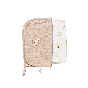 Kit Babitas 2pçs Algodão com Elastano e Malha