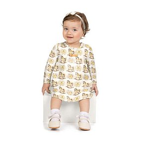 Vestido com Body Amarelo Creme