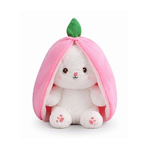 Coelho Surpresa Ovo de Páscoa de Pelúcia Rosa