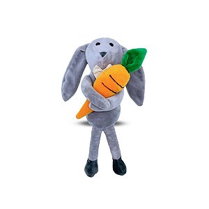 Coelho Will de Pelúcia Cinza