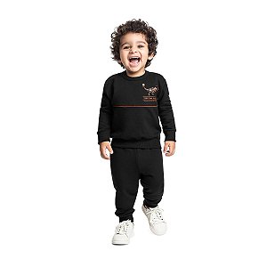 Conjunto Blusão e Calça em Moletom