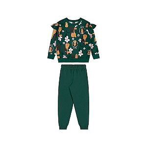 Conjunto Blusão Super Cotton Felpado e Calça Moletom