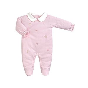 Macacão Longo Bordado Feminino