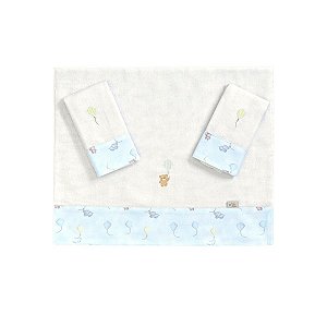 Kit 3 Fraldinhas Ombro/Boca Menino