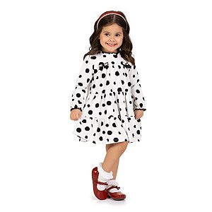 Vestido em Algodão com Elastano Off White