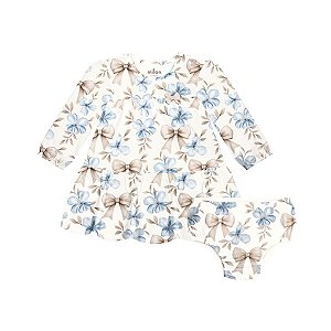 Vestido com Calcinha em Algodão com Elastano