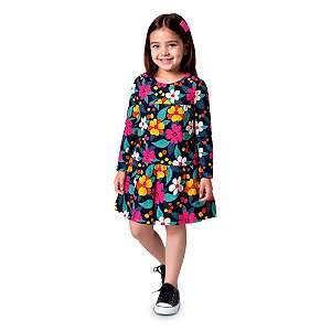 Vestido Meia Malha Azul Marinho