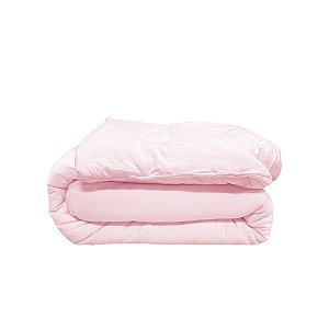 Edredon Marshmallow Solteiro Rosa Bebê