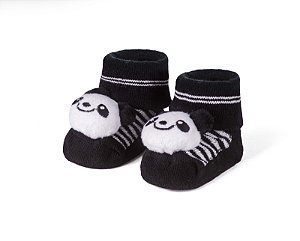 Meia Sapatinho Antiderrapante com Panda