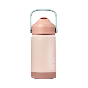 Copo Térmico Parede Dupla com Canudo Blush