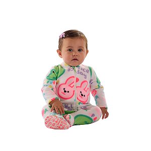 Macacão Pijama Manga Longa Malha Soft