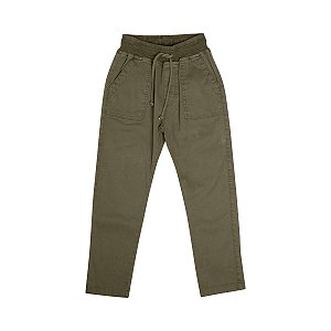 Calça Fun Sarja Comfort Verde Militar