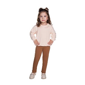 Conjunto Be Real Blusão Moletom Calça Molecotton Comfort