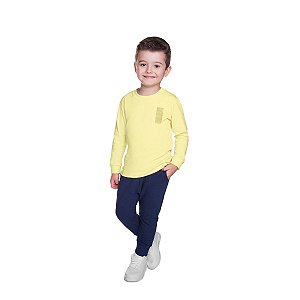 Conjunto Infantil Never Enough Amarelo