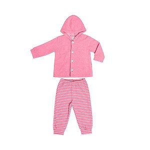 Conjunto Listras Unissex Casaco e Calça Plush Buckle