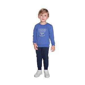 Conjunto Interlagos Blusão e Calça Moletim
