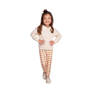 Conjunto Perfect Blusão Moletom Calça Molecotton Sublimado