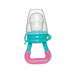 Porta Frutinhas com Sugador em Silicone Rosa