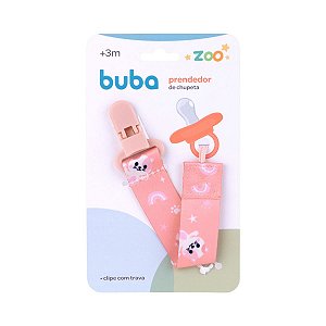 Prendedor de Chupeta Buba Zoo Gato