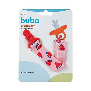 Prendedor de Chupeta Buba Zoo Melancia