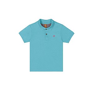 Camisa Polo Manga Curta em Piquet com Elastano