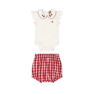 Conjunto Body e Short Vichy
