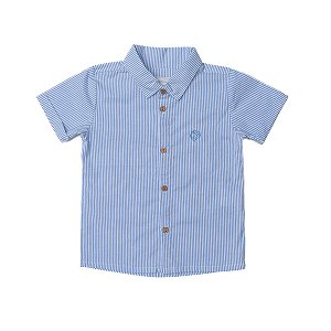 Camisa Sunset Azul Listrada