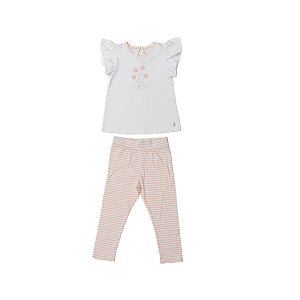 Conjunto Infantil Grow Up Garden Creme