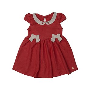 Vestido Bebê Grow Up Strawberries Vermelho