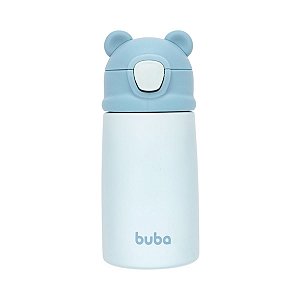 Copo Térmico Parede Dupla Ursinho Azul 320 ml Buba