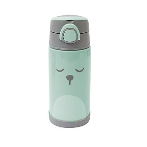 Copo Térmico Parede Dupla Gumy Verde 400 ml Buba