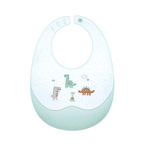 Babador em Silicone Magic Dino com Estojo Buba