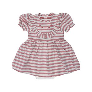 Body Vestido Infantil Grow Up Afection Creme