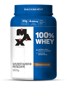 WHEY 100% MAX TITANIUM 900G POTE