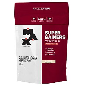 SUPER GAINERS MASS 3KG MAX TITANIUM