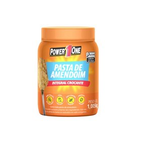 PASTA DE AMENDOIM INTEGRAL CROCANTE 1KG - POWER1ONE